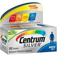 thumbnail image 1 of Centrum Silver Men (100 Count) Multivitamin / Multimineral Supplement Tablet, Vitamin D3, Age 50+, 1 of 2