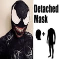 thumbnail image 1 of Disfraz de Venom Symbiote para adultos y niños, traje de superhéroe, Spiderman, Zentai, traje de segunda piel, mono de fiesta, nuevo, Halloween Fivean unisex, 1 of 2
