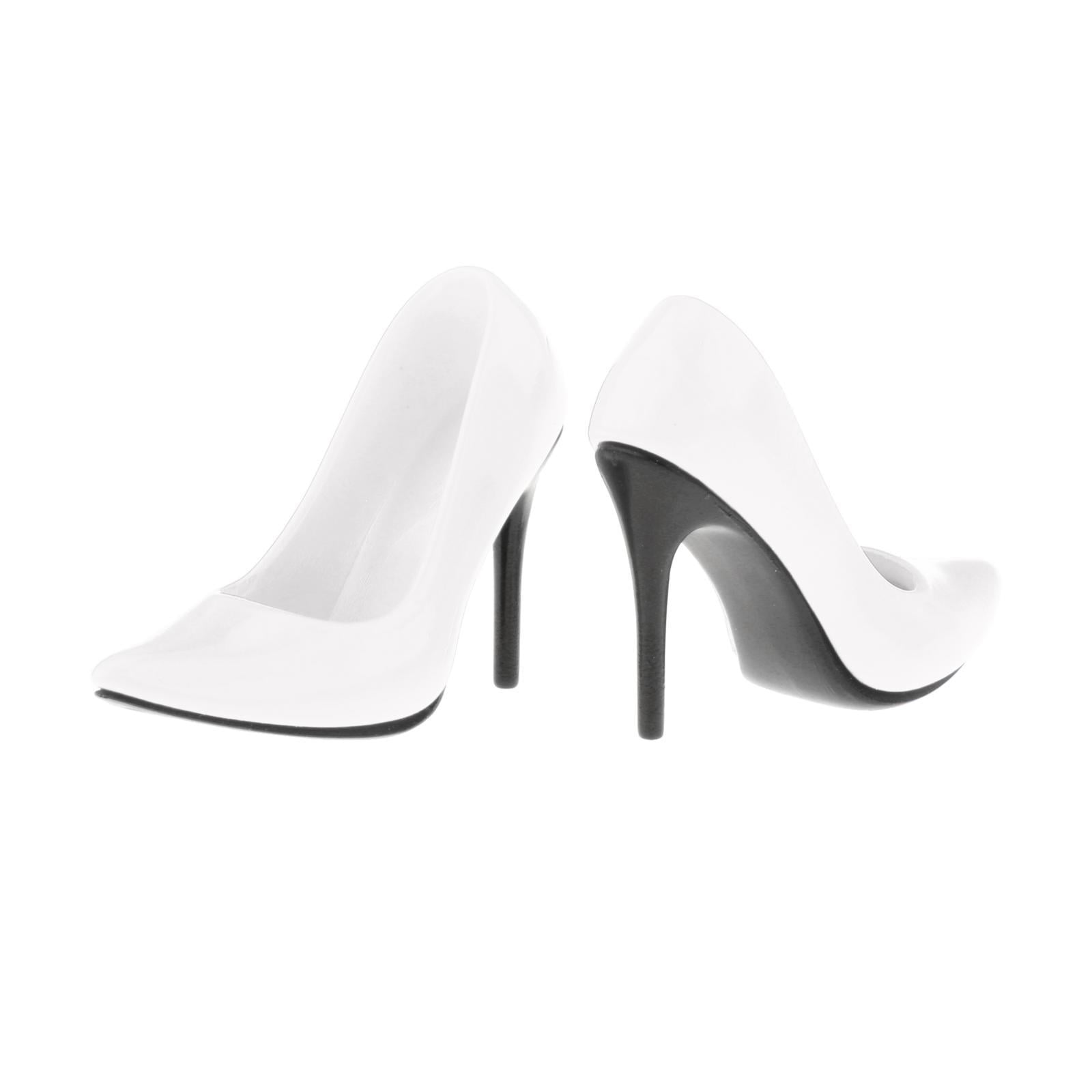 2 Pairs 1/6 Scale Stiletto Heeled Shoes for 12 inch Female Figure Clothing 