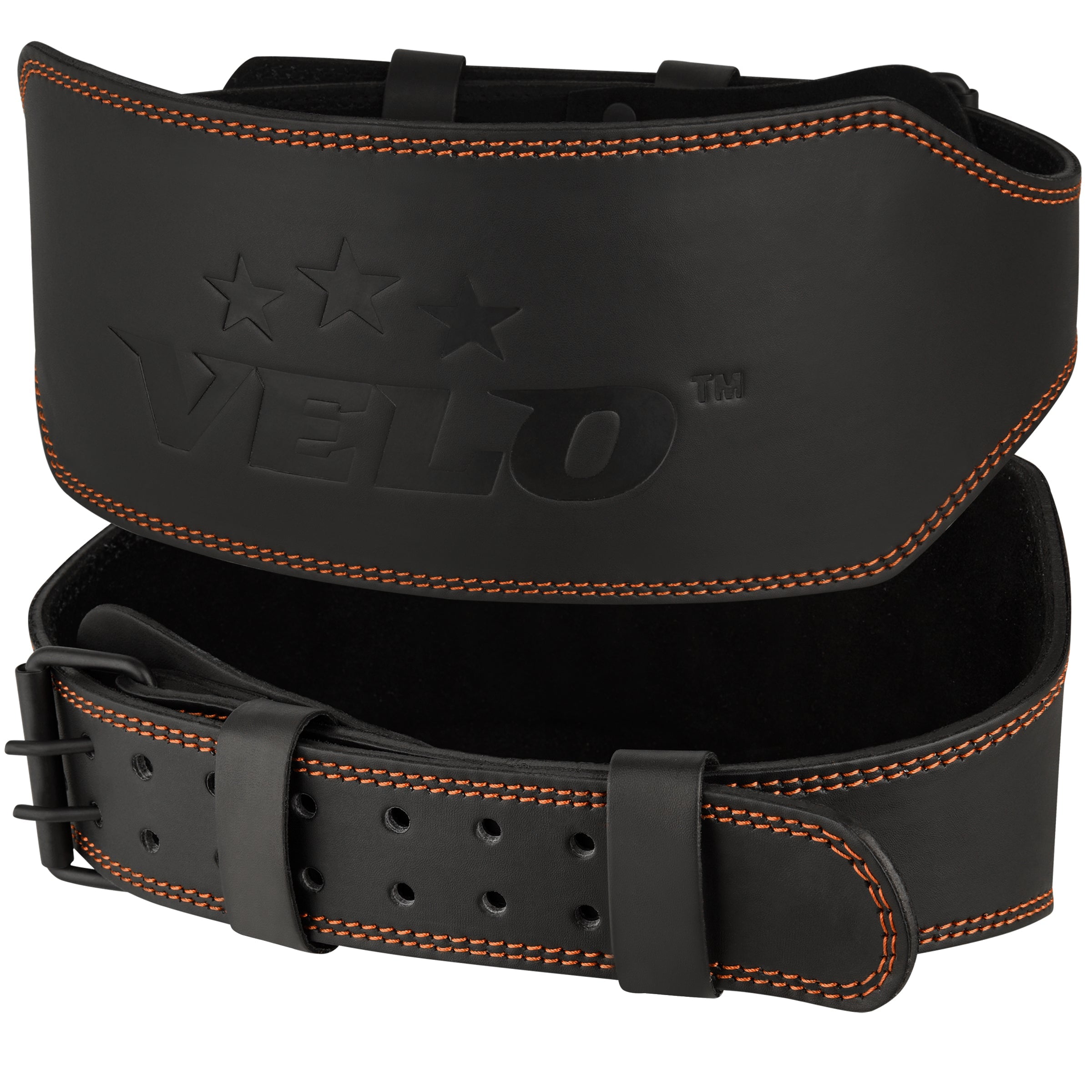 4Fit™ Weight Power Leather Lever Pro Belt 10MM Gym Training Power lifting 