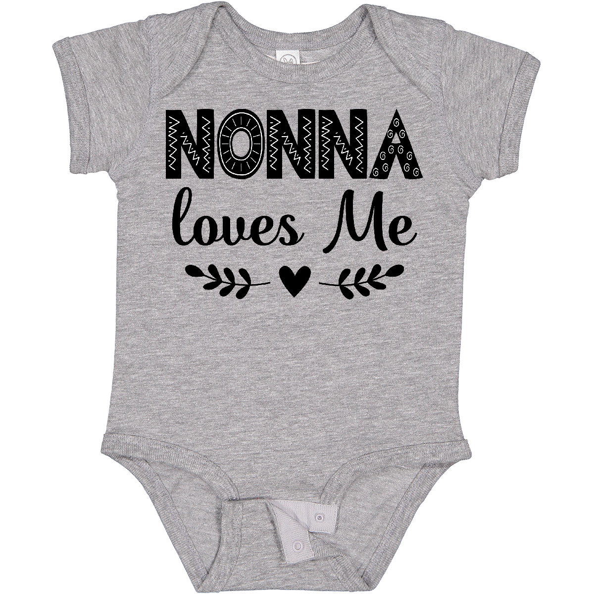 Inktastic Nonna Baby Clothes Grandchild Girls Baby Bodysuit