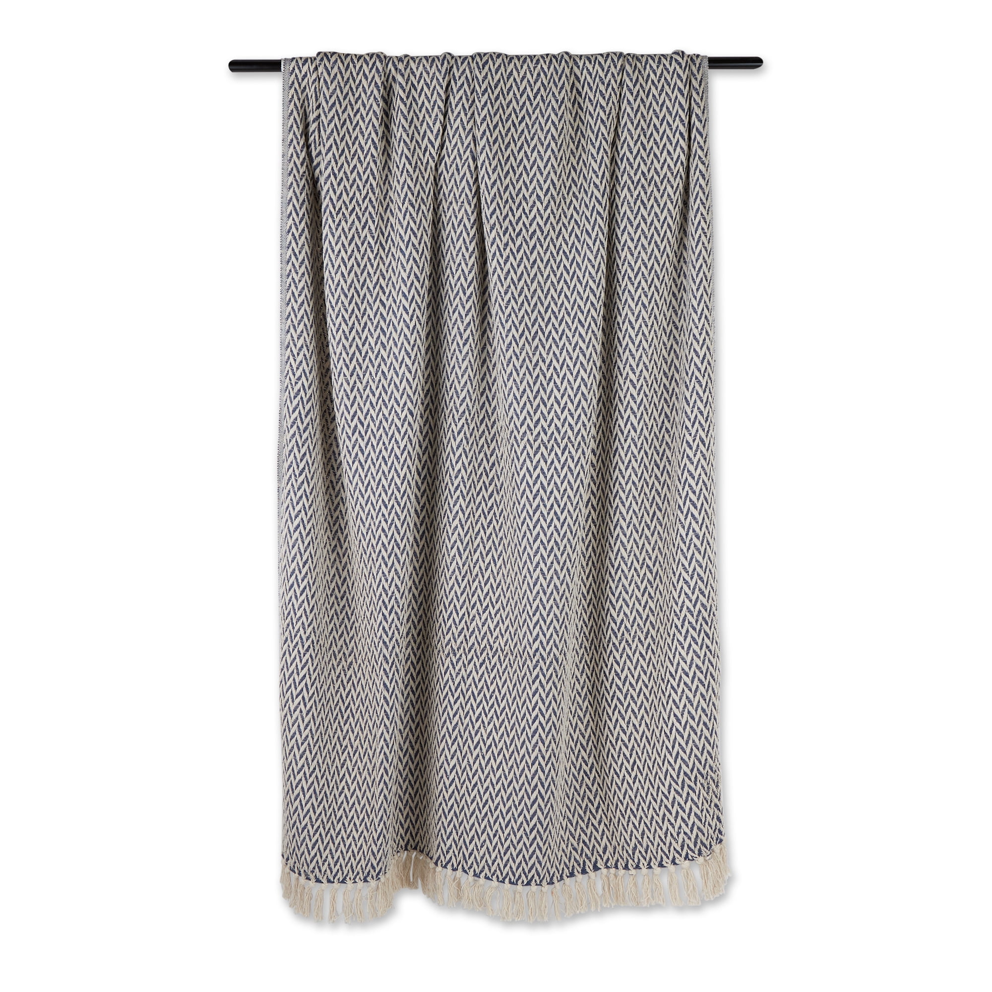 DII Zig-Zag Cotton 50x60-Inch Throw Blanket