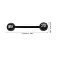 thumbnail image 2 of YSNOOWE 4pcs Inflatable Dumbbell Prop PVC Black for Birthday Parties Fun, 2 of 8