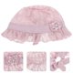 thumbnail image 3 of EeaseMX Adorable gorro de encaje para bebé de 0 a 2 años (morado), 3 of 7