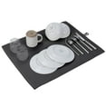thumbnail image 5 of Kitchen Details 2 pack Jumbo Drying Mats in Charcoal, 5 of 5