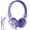 Purple, variant on New bee Kids Headphones with Microphone,HD Stereo,85dB Volume Limit,Foldable,Cartoon Design,Adjustable Headband,Eco-Friendly Protein Leather & ABS,3.5mm Jack+ PC Splitter for Girls/PC/Mac/Tablet,Pink