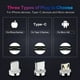 thumbnail image 3 of Glowing In The Light USB Cable Fast Charging Cable Micro USB Type C For IPhone 13 12 Pro Max 11 XS XR X 8 7 6 Charging For Samsung Huawei, 3 of 4