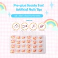thumbnail image 3 of Minnieouse 1 juego de envolturas navideñas para uñas Dibujos animados Niños adorables Kit de manicura Regalos Pinceles de maquillaje y herramientas PNT-16-15 Minnieouse CE011465-15, 3 of 6