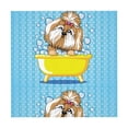 thumbnail image 6 of Wukai Dog Takes a Bath in the Bathtub Waterproof Tablecloth for Kitchen Dining, Fits Square Tables for 2-4 Seats -54"x54", 6 of 7