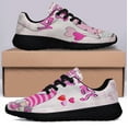 thumbnail image 3 of Valentine's Day Gnome Couple Shoes Sneakers Black Size 8, 3 of 7