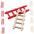 thumbnail image 4 of IFANLANDOR 10Pcs Tiny Ladder Model Natural Wood for Mini Garden Landscape Ornament Hobbyists, 4 of 7