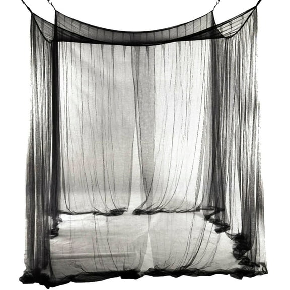 Oversized Mosquito Net Opening Doors On All Sides Super Hot Selling Home Practical Mosquito Nets Black