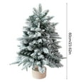 thumbnail image 3 of Wadada 24Inch Pre-lit Artificial Small Mini Christmas Tree with Warm White Multi-Color LED Lights, Remote Control and Timer, Perfect for Xmas Tabletop Decorations, Home, Kitchen, Dining Table, 3 of 7