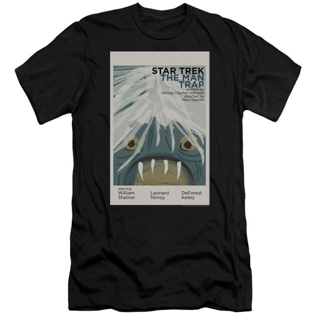 Trevco CBS1938B-SF-4 Star Trek & Tos Episode 1 Short Sleeve Adult Cotton 30-1 T-Shirt, Black - Extra Large Trevco CBS1938B-SF-4 Star Trek & Tos Episode 1 Short Sleeve Adult Cotton 30-1 T-Shirt, Black - Extra Large