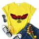 thumbnail image 3 of Camisetas Harajuku Twin Peaks, ropa de mujer, novedad de verano 2022, camiseta amarilla estética vintage, camisetas casuales de cuello redondo, 3 of 5