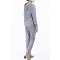thumbnail image 4 of Chandails à Capuchon et Pantalons en Molleton pour Femmes Gris, 4 of 7