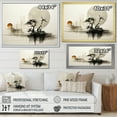 thumbnail image 4 of Designart "Sumie Zen Asian Painting I" Asian Floater Framed Canvas Wall Art, 4 of 7