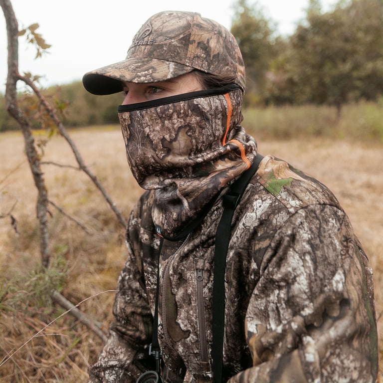 Realtree Excape Reversible Hunting Neck Gaiter, Blaze Orange, One