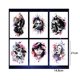 thumbnail image 4 of Etiquetas Engomadas Del Tatuaje Juego de 6 pegatinas desechables para tatuajes, tatuajes falsos impermeables para adultos (148x210 mm) Likrtyny Libre de BPA, 4 of 9