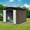 Brown, variant on JXXRZ 6x4ft Outdoor Metal Shed, Steel Tool Storage for Backyard & Patio, White&Black