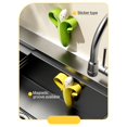 thumbnail image 2 of WUXIAB Hair Removal Clip With Tongs,Magnetic Drain Catcher For Bathroom Sink Strainer,Banana-Shaped Hair Catcher for Shower,Drain Clog Remover with Tongs & Storage Clip,Bathroom Cleaning Tool Yellow, 2 of 5
