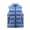 Sky Blue, variant on Iyufng Mens Mock Neck Horizontal Quilted Puffer Vests Zip Up Lightweight Winter Sleeveless Jackets with Zipper Side Pockets