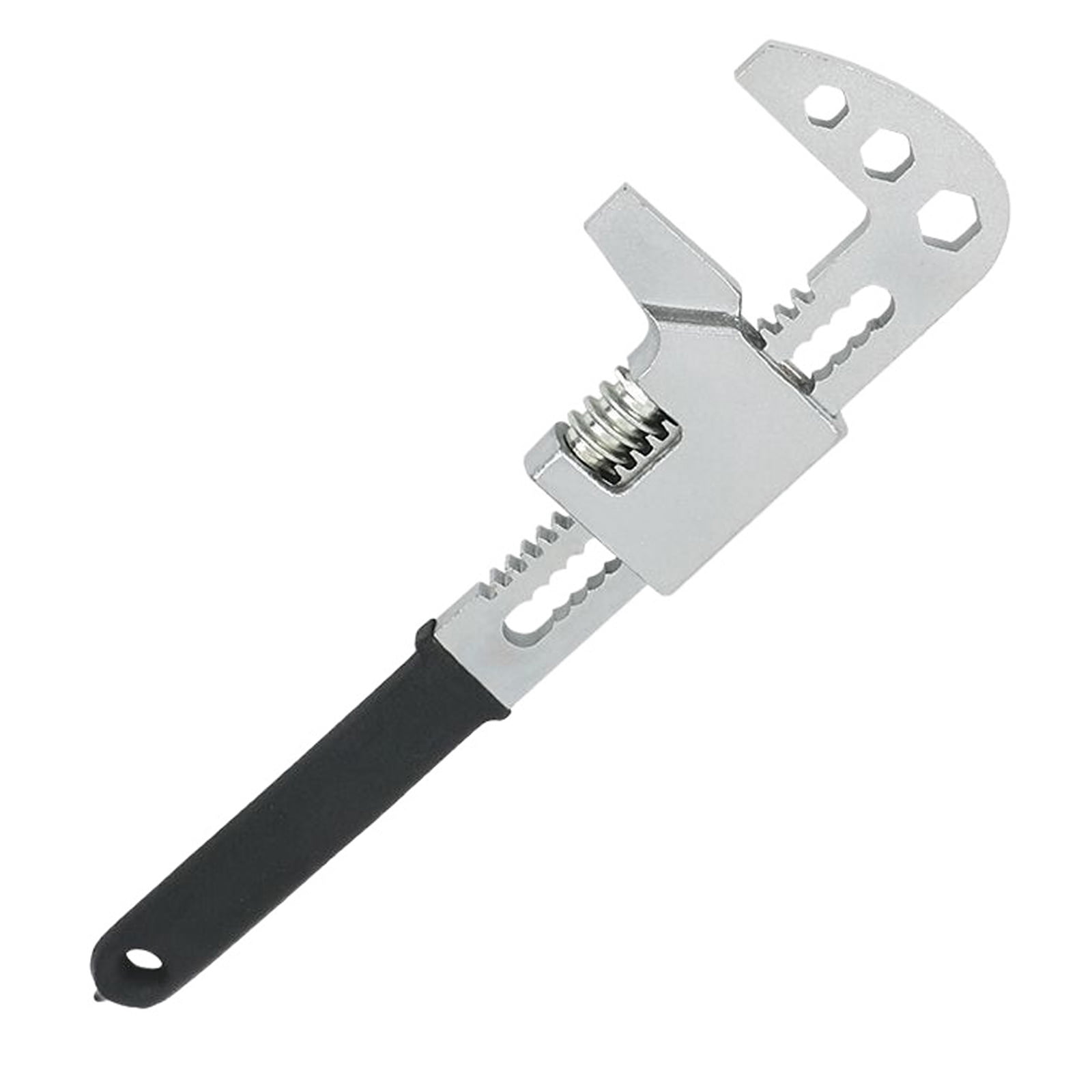 F Type Adjustable Wrench Steel Bathroom Sink Wrench Household Pipe Spanners Pipe Wrench and Large Opening Wrench