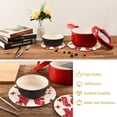 thumbnail image 4 of SKYSONIC Love Letters Valentine Pot Holders Trivets, 2 Pcs Heat Resistant Trivets,Cute Butterflies Cotton Thread Weave Mats for Hot Pads Pans Pot Bowl Teapot for Kitchen Decor, 4 of 7