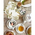 thumbnail image 4 of Brown Green Leaves Kitchen Dish Towels for Drying Dishes Set of 4, Summer Botanical Farmhouse Watercolor Leaf Waffle Weave Microfiber Hand Tea Bathroom Towels Quick Dry & Absorbent Towel 15.7x23.6, 4 of 7