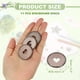 thumbnail image 2 of Discos de encuadernación de plástico Uxcell 20 Pcs 1.4 pulgadas Discos de expansión Discbound en forma de corazón para DIY Café, 2 of 7