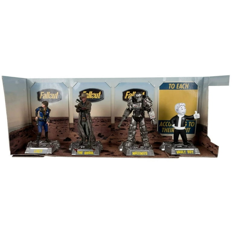 McFarlane Fallout Movie Maniacs Lucy, Maximus, The Ghoul & Vault