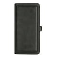 thumbnail image 2 of For Motorola G Stylus 5G (MultiCarrier 6.6" 16MP Camera) 2023 Wallet Premium PU Vegan Leather ID Multiple Card Holder Money with Strap - Black, 2 of 5