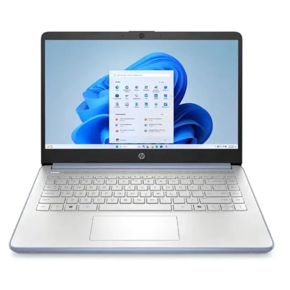 Restored HP 14-dq6012dx 14" Intel N150 0.8 GHz 4GB DDR4 128GB UFS Intel UHD Graphics Windows 11 Home in S mode Laptop, Blue - B86L6UA (Refurbished)