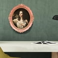 thumbnail image 3 of DOLITY Cadre Photo 10x12 Pouces Antique Orné Décoratif en Résine Gravée Ovale, 3 of 9
