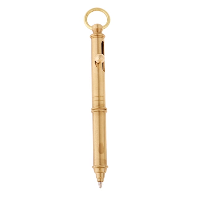 Bolígrafo Balck de Latón Portátil de 1,0 Mm para Regalos Promocionales Comeiales Sunnimix Bolígrafo de latón retro