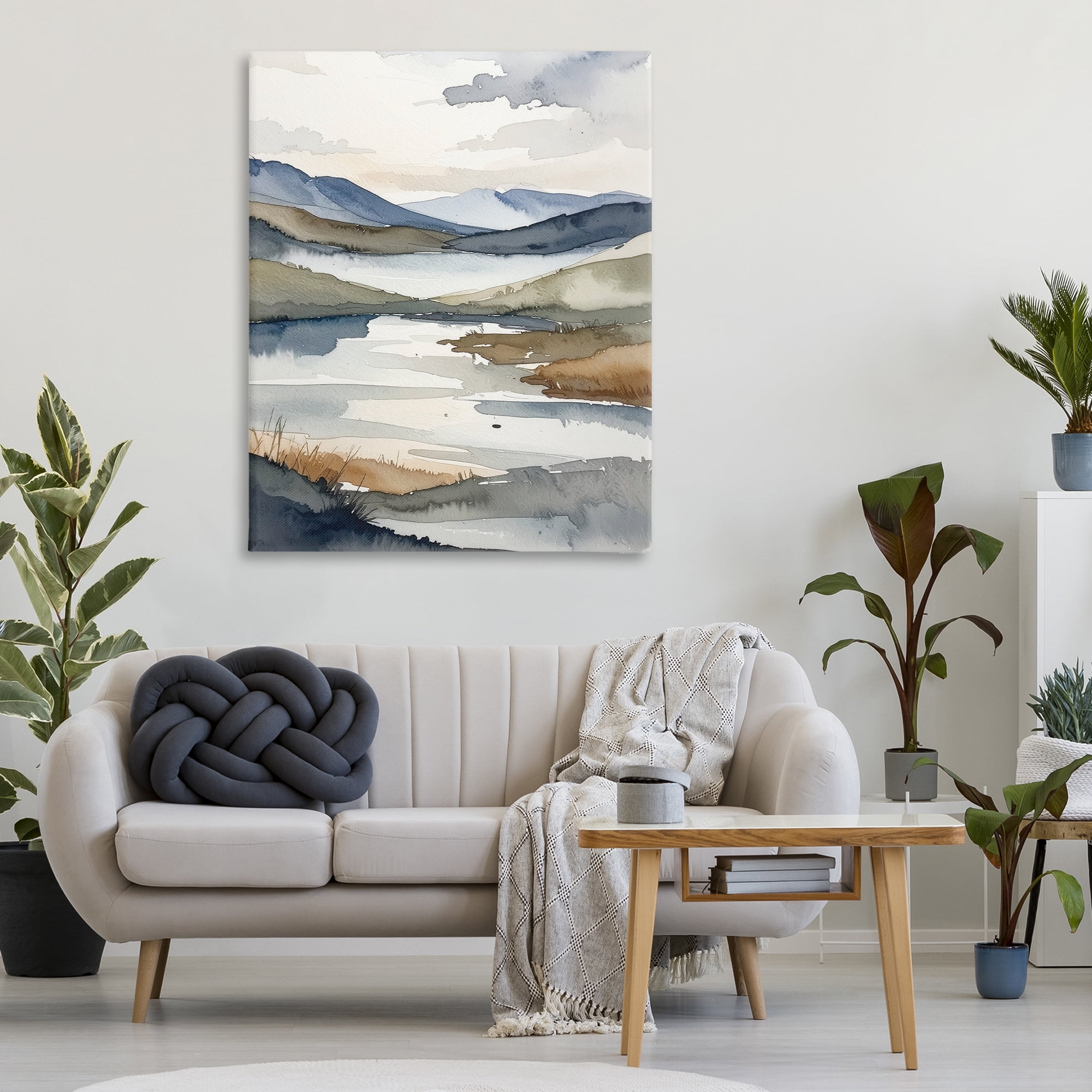 Stupell Industries Flow Of Water Pond Canvas Wall Art, design by Alonza Saunders