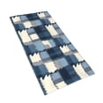 thumbnail image 3 of Polyester Long Towel Multi-Size Water Absorption Good Bright Fluffy Soft For Bathroom Swimming Pool Beach Outdoor Travel Mediumblue Houndstooth Buffalo Plaid Tartan Check Scotland Hand-Drawn Sketch_1, 3 of 8