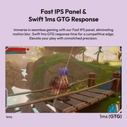 Pixio PX278 Wave Purple 27 inch 180Hz Refresh Rate QHD 1440p Resolution Fast IPS Panel 1ms GTG Response Time Purple Gaming Monitor with Adaptive Sync