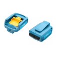 thumbnail image 1 of Adaptador de USB Sunnimix 2x para Motosierras Jardín Carpintería Azul Adaptador de cargador de herramienta eléctrica, 1 of 8