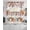 Orange Blue Grey, variant on Pumpkins Fall Swag Kitchen Curtains Sets for Windows 24 Inch Length, Thanksgiving Eucalyptus Leaves Farmhouse Short Window Curtain Panels Swags Valances and Tiers 3 Piece Set for Cafe/Dining Room