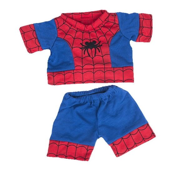 Spiderbear Pajamas for 14"-18" Stuffed Animals, Plush Doll Sleepwear