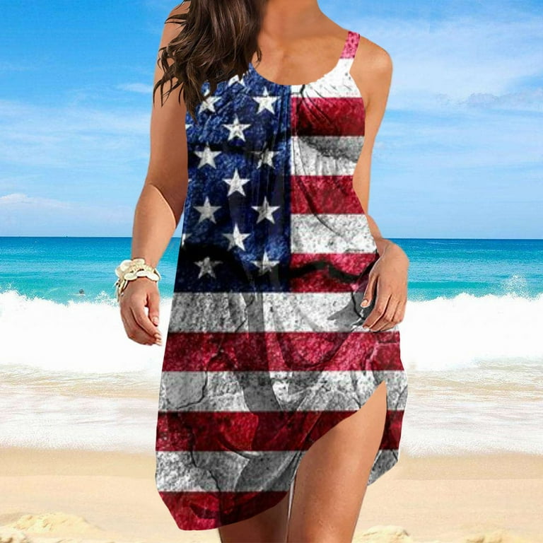 Petite Summer Dresses for Women Petite Length Casual Maxi Summer Wrap Dress for Women Women s Summer Round Neck Loose Sleeveless Wrap Dresses for