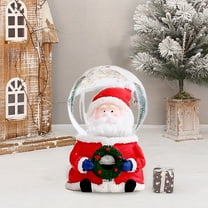 Santa Claus Crystal Ball with Lights, 20ml Home Decoration, Festive Snow Globe, for Gift, Desktop, Holiday Display