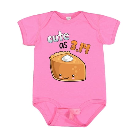 

Inktastic Cute As 3.14 Pi Day Pumpkin Pie Pun Gift Baby Boy or Baby Girl Bodysuit