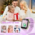 thumbnail image 2 of Eurhowing Kids Smart Watch Age 3-12, 31 Games, Learning Cards, HD Touch Screen, Camera, Music, Audiobook, Pedometer, Fun & Educational Birthday Gift Idea, Purple, 2 of 8