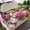 Crimson Green, variant on Golf Cart Seat Covers for 2 Seater,Pink Floral Microfiber Cart Seat Towel Blanket,Watercolor Flowers Leaves Plants Watercolor Absorbent NonSlip Bench Seats Protector for Golf Course 51"x31"