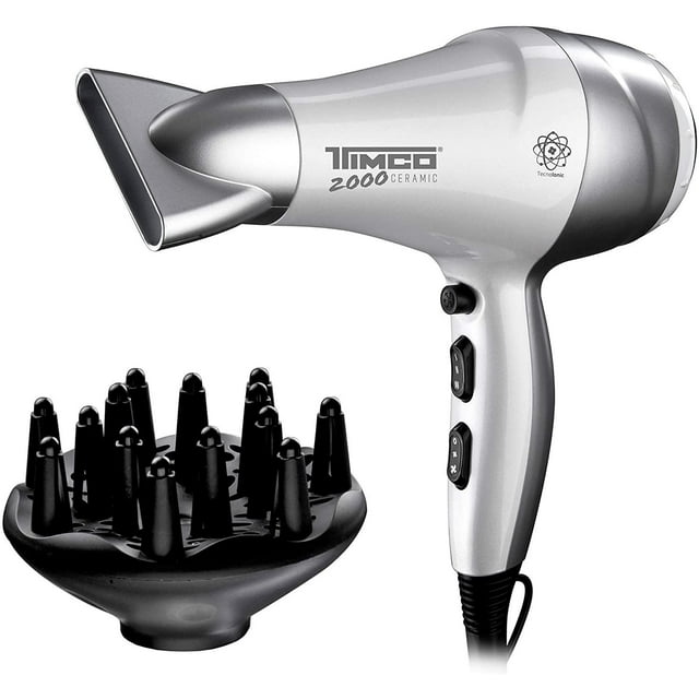 Secadora Pelo Generador Iones Difusor Timco Sin2000 plateado 1 Timco SIN-2000
