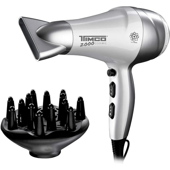 Secadora Pelo Generador Iones Difusor Timco Sin2000 plateado 1 Timco SIN-2000
