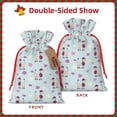 thumbnail image 2 of KLL Poodle Dog for Christmas Gift Bag,Holiday Bags for Gifts Christmas Bags & Drawstring Gift Pouch Reusable Holiday Gift Bags & Party Favor Bags (1 PCS)-Medium, 2 of 9