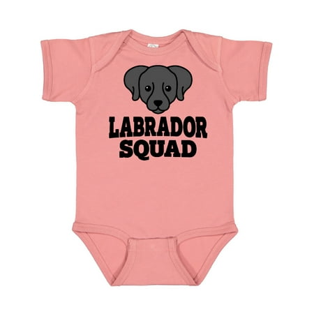 

Inktastic Dog Black Labrador Squad Gift Baby Boy or Baby Girl Bodysuit